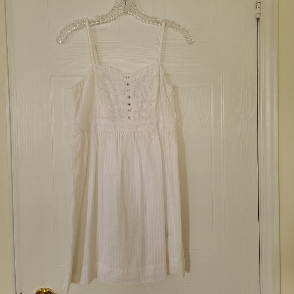 American Eagle Outfitters White Summer Dress